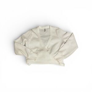 Spanx Wrap Sweater Powder White Medium